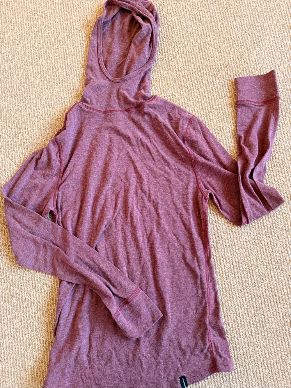 Duckworth Women’s Lightweight Hooded Long-Sleeve Top - Dusty Mauve